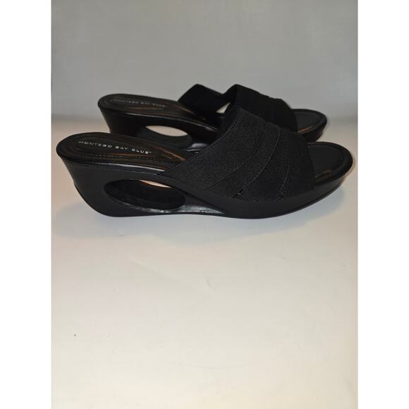 Montego Bay Club Black Sherry Mules size 9M NIB - Picture 5 of 9
